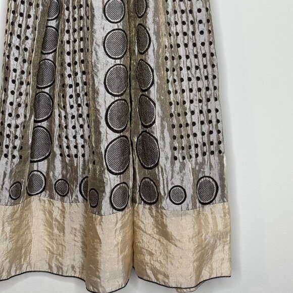 Shiny Beige Max Studio Sun Dress, One Size - Picture 4 of 16